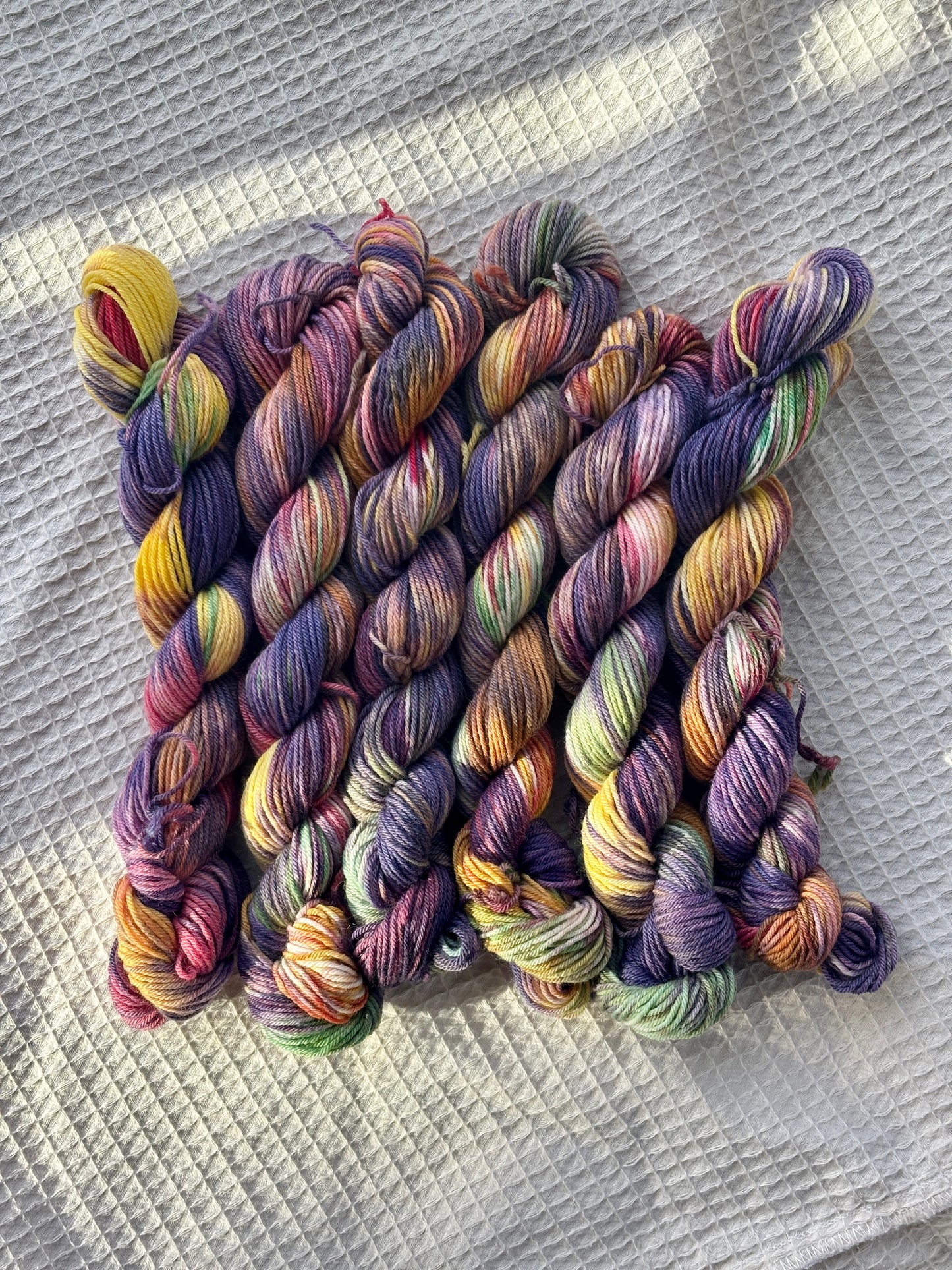 Purple Splash | One-of-a-kind Mini Skeins