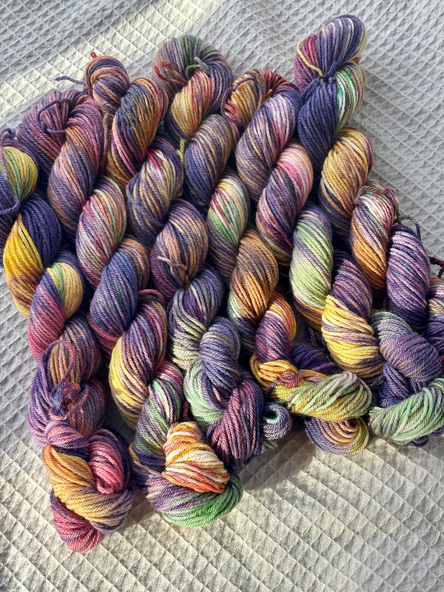 Purple Splash | One-of-a-kind Mini Skeins